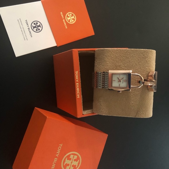 Tory Burch Surrey Watch Rose Gold Tone